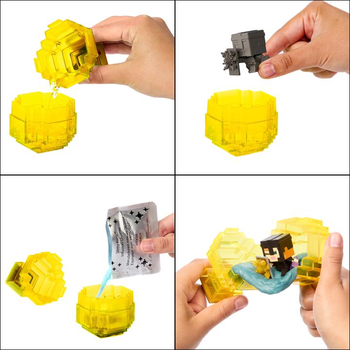 Actual product image Mattel Minecraft Mini Mode Potion Brewing Action Figures with Color Reveal (Characters May Vary)