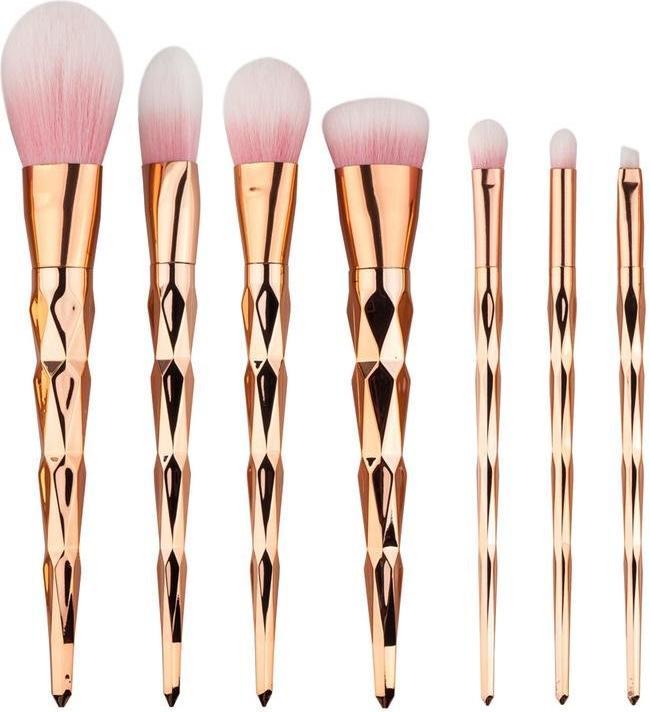 Actual product image JTI Make-up brush set, 7 brushes - rose gold (Set)