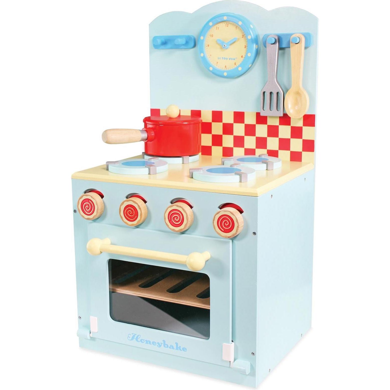 Thumbnail - Le Toy Van Honeybake Herd & Ofen Set blau