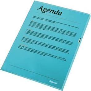 Actual product image Leitz Esselte Viewing Pockets Standard, DIN A4, PP, blue, 0,12 mm open top and sides, document proof, with (A4, 100x)