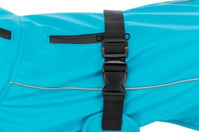 Actual product image Trixie Raincoat Vimy, XS, Turquoise (XS, Dog raincoat)
