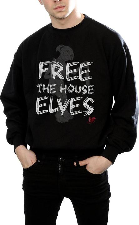 Actual product image Mens Dobby Free The House Elves Sweatshirt (XXL)