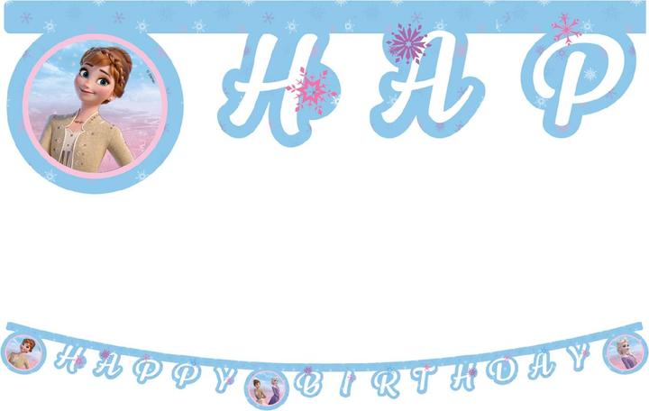 Immagine prodotto Magni Banner FROZEN II Buon compleanno FSC Mix