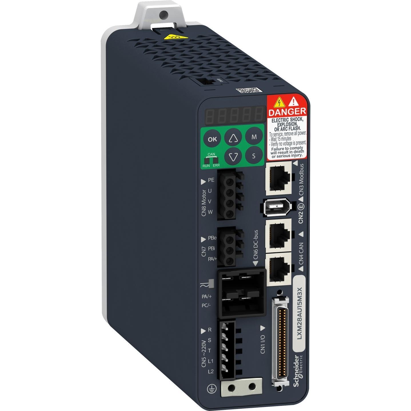 Schneider Electric, Frequenzumrichter, LXM28 CANIO DRIVE 1/3PH230V1.5KW