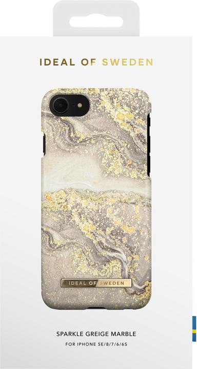 Produktbild iDeal Of Sweden Sparkle Greige Marble (Apple iPhone SE (2nd Gen), Apple iPhone 6s, Apple iPhone 8, Apple iPhone 6, Apple iPhone 7)