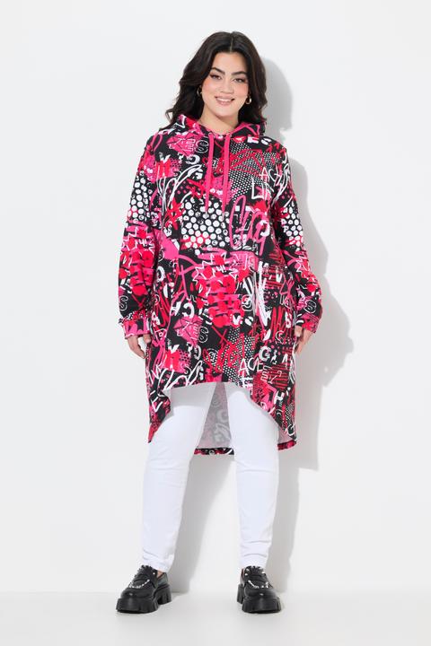 Actual product image Angel of Style Long-Hoodie, A-Linie, Sweater, Patchprint, Kapuze (46, 48)