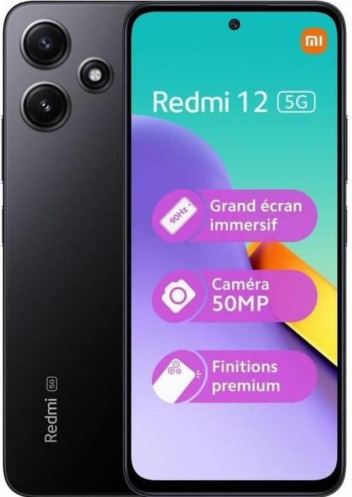 Xiaomi Redmi 12 (128 GB, Midnight Black, 6.79", Doppia SIM Ibrida, 5G)