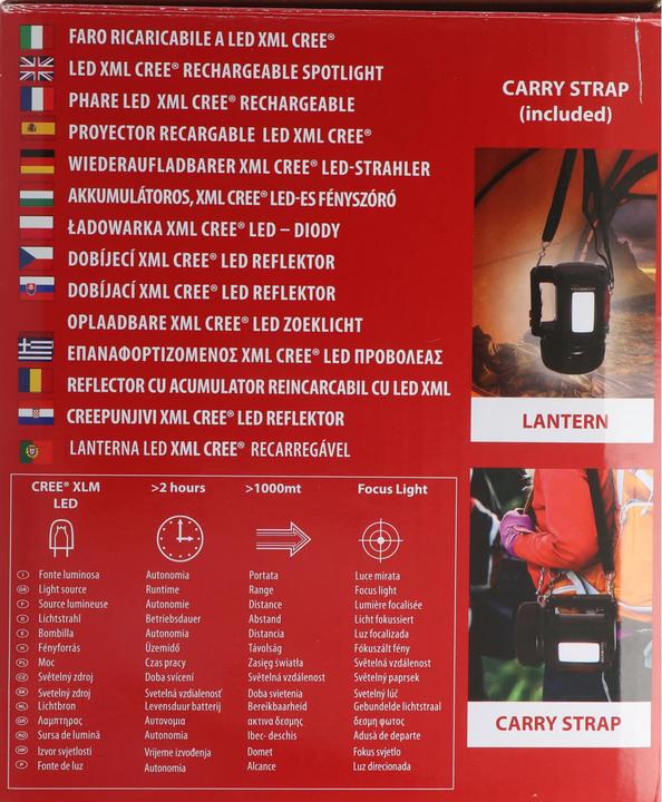 Actual product image Velamp Battery hand lamp LED hand beam 10W Doomster (735 lm)