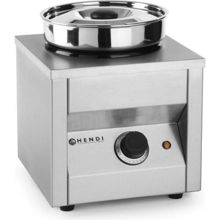 Hendi Thermosystem One Edelstahl 230V 200W, Warmhalteplatte, Silber