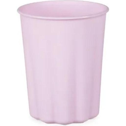 GoDan, Einweggeschirr, Plastikbecher „Rüsche“ – violett - wiederverwendbar