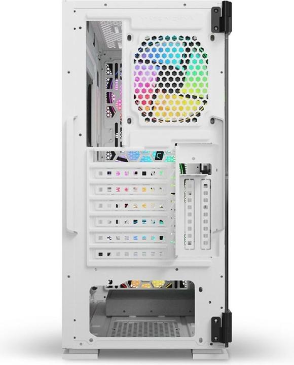 Actual product image Savio Obudowa komputerowa ARGB Mesh/Glass, Raptor X1 Biała (ITX, mATX, ATX)