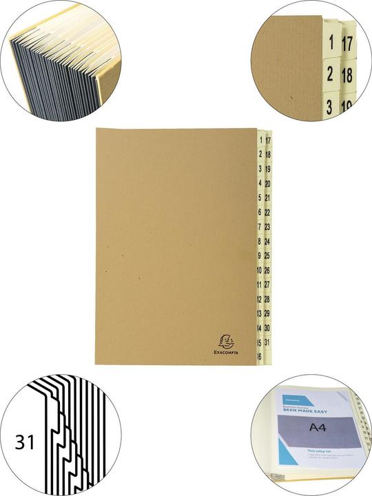 Actual product image Exacompta Folders with pleated spine (A4, 1x)