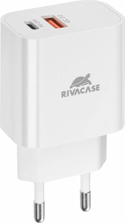 Produktbild Rivacase MOBILE CHARGER WALL/WHITE PS4102 WD5 (20 W, 2 Ports)