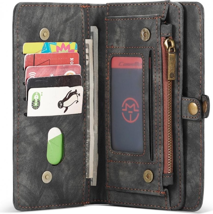 Produktbild Caseme Apple iPhone 11 Pro Max Echtleder Portemonnaie Karten Hülle (Apple iPhone 11 Pro Max)