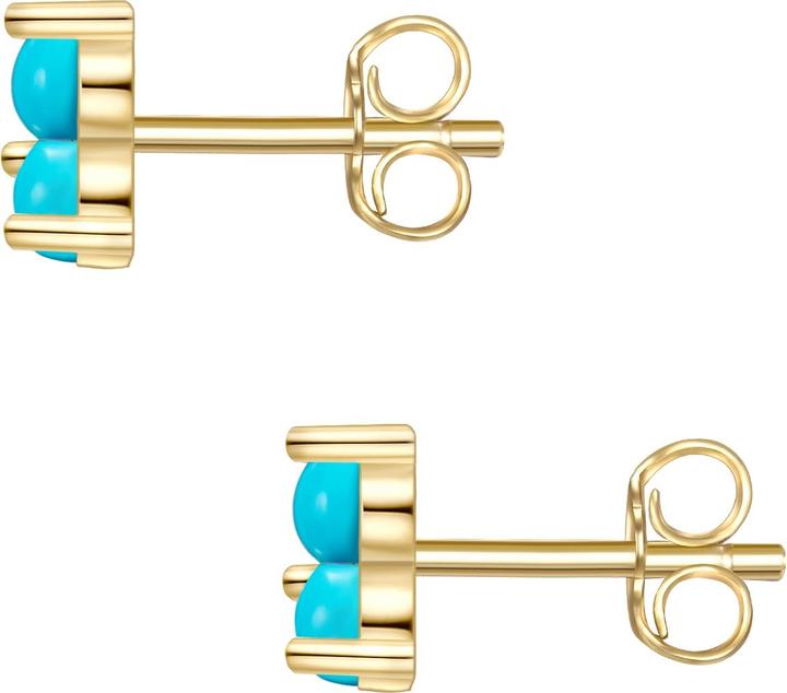 Immagine prodotto Glanzstücke München Donna Argento Sterling Turchese (rec.) Oro Giallo - 28563 (Argento 925/000)