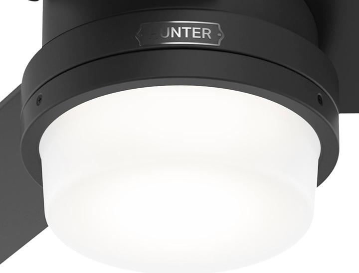 Actual product image Hunter Fans Deckenventilator Greenville Schwarz mit Licht (39 dB)