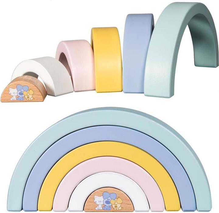 Productafbeelding Rubo Toys Woezel en Pip Baby Regenboog