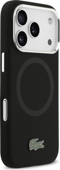 Immagine prodotto Lacoste HC Silicone Metal Logo MagSafe Case for iPhone 17 Pro Black (Apple iPhone 17 Pro)