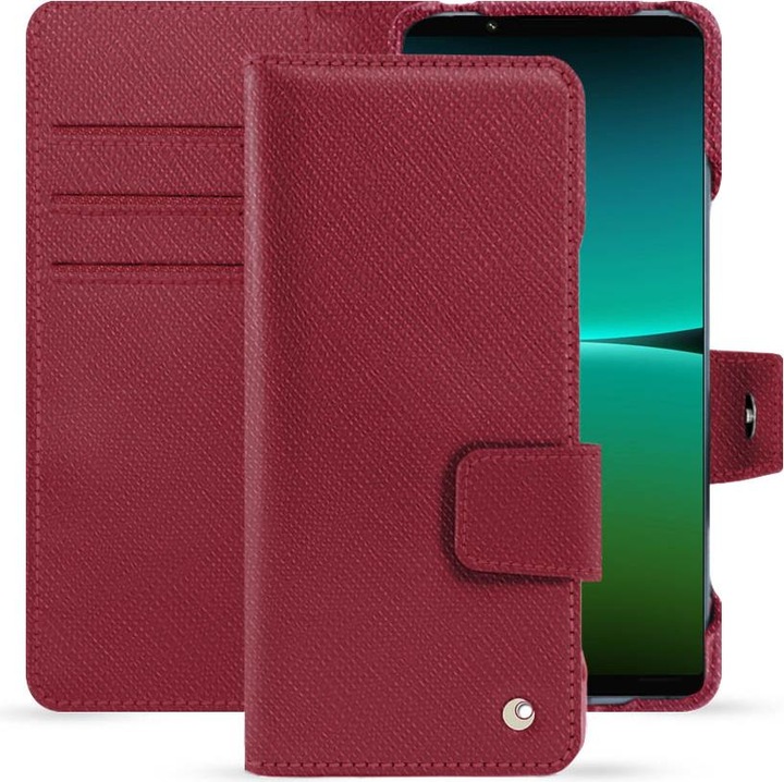 Actual product image Noreve Leather wallet with horizontal flap (Sony Xperia 5 IV)