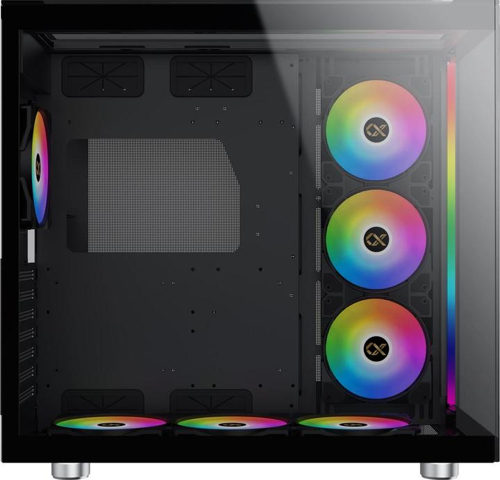 Produktbild Xigmatek Boitier Moyen Tour E-ATX Aqua Ultra RGB avec panneaux vitrés (Noir) (ATX, mATX, Mini-ITX)