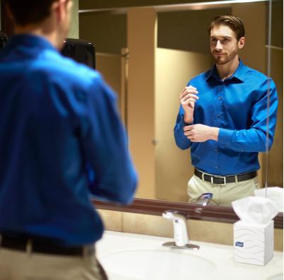 Actual product image Tork Cosmetic tissues 140278 white, 2-ply 100 sheets