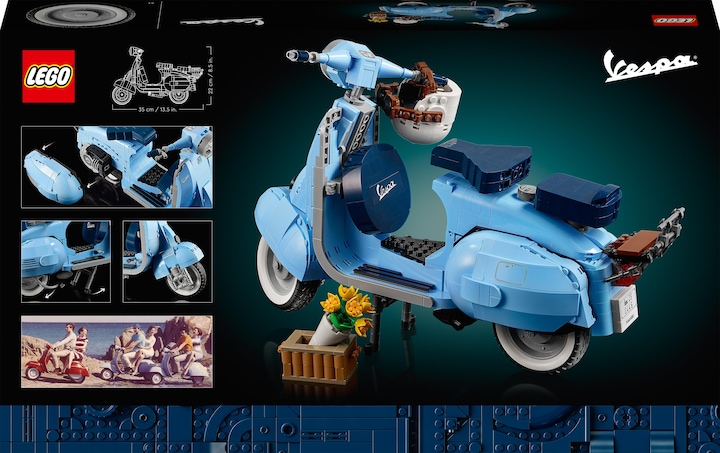 Actual product image LEGO Vespa 125 (10298, LEGO Icons, LEGO Rare Sets)