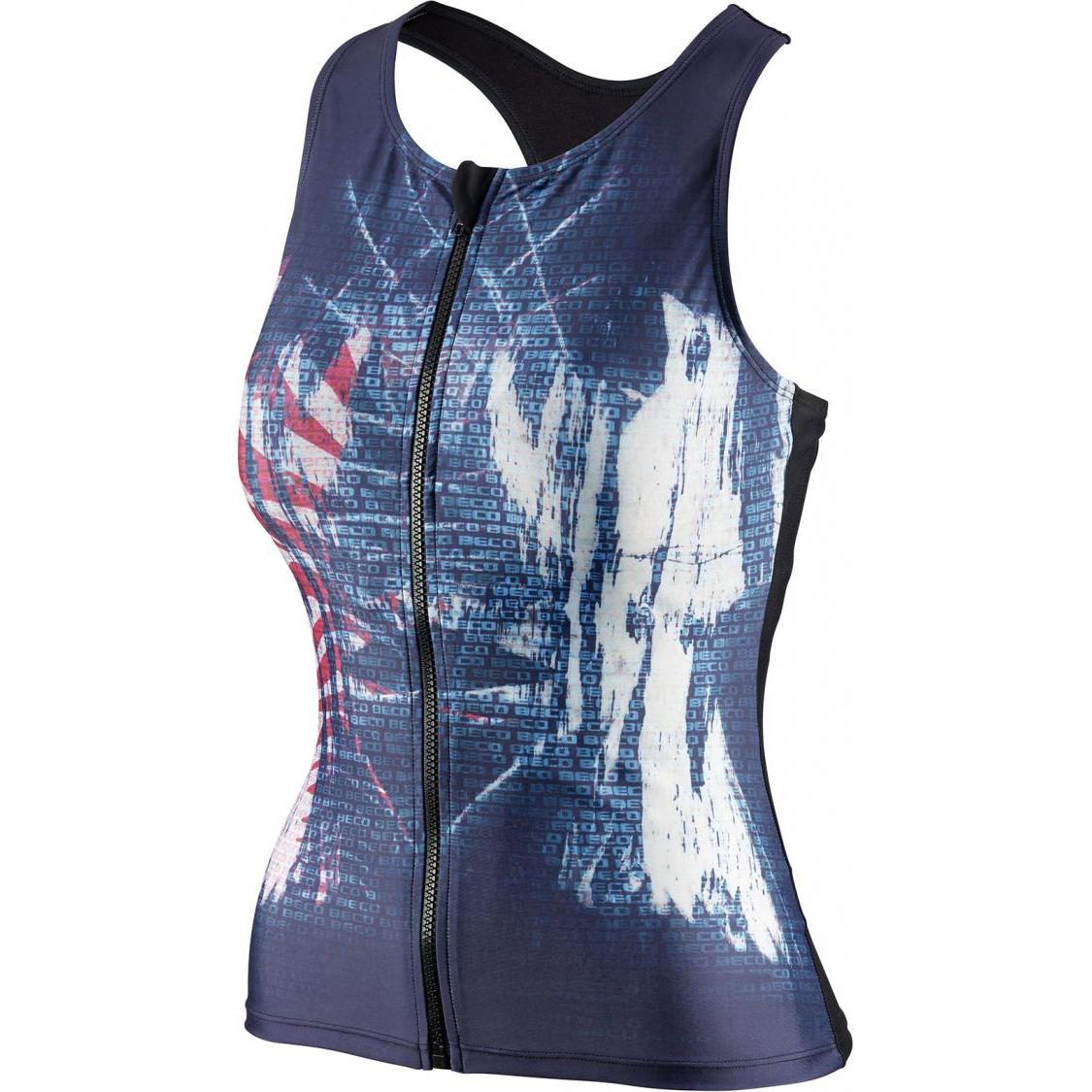 Beco, Damen, Bikini, Beermann GmbH Top D-Cup Standard marine/bunt 40, Mehrfarbig, (40)