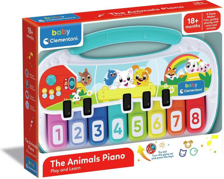 Actual product image Clementoni Baby The Animals Piano (English, French)