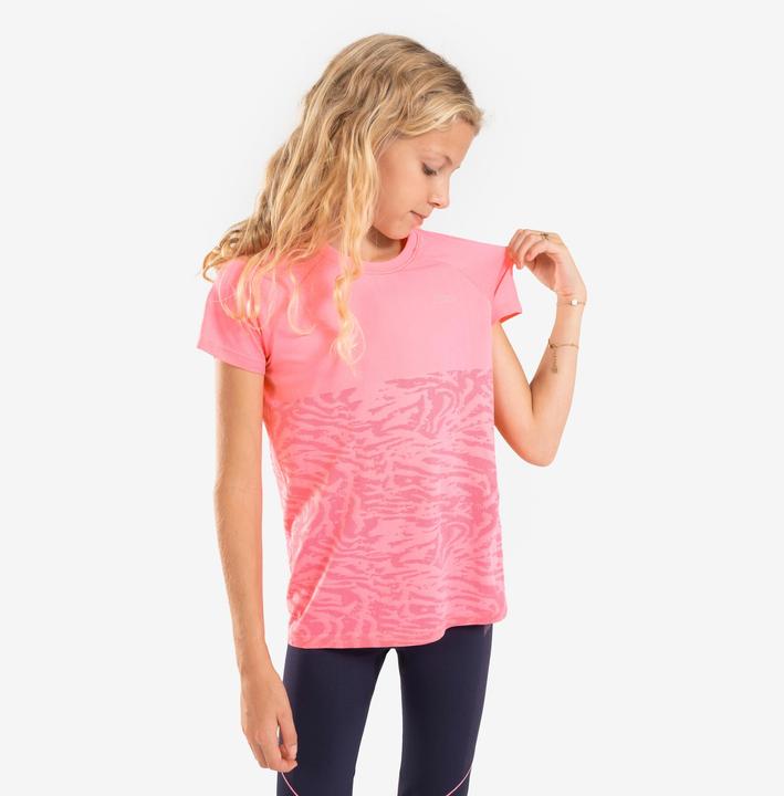 Produktbild Kiprun Laufshirt Kinder Mädchen nahtlos - Care 900 rosa (152)