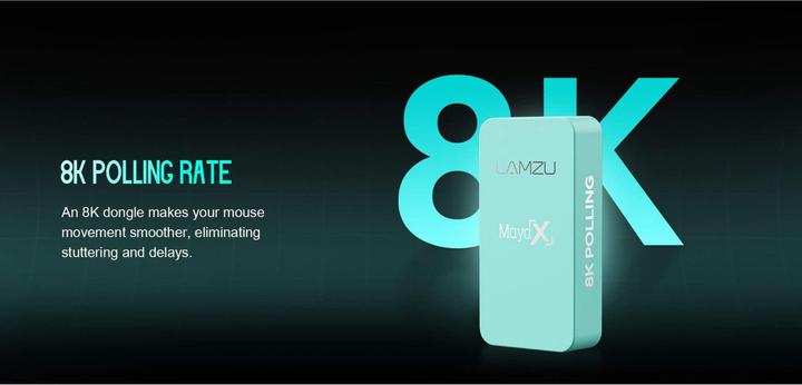 Actual product image Lamzu Maya X 8K (Cable, Wireless)