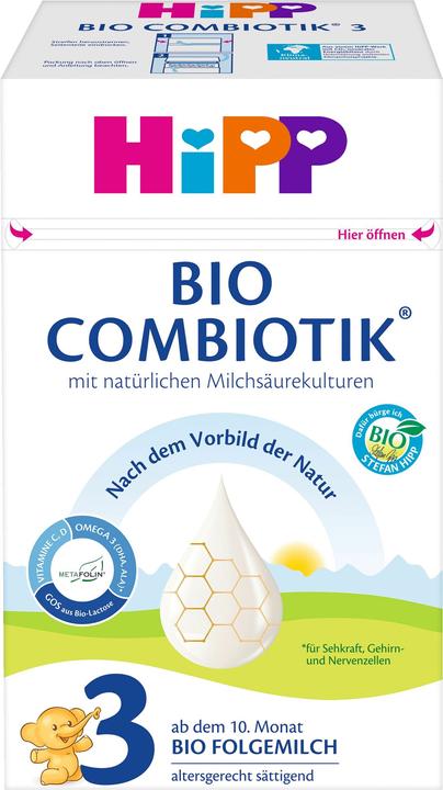 Actual product image Hipp Organic Milk Food 3 BIO Combiotik® (600 g, from 10 m.)