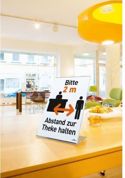 Produktbild Durable Präsentationsständer A4,transparent (A4)