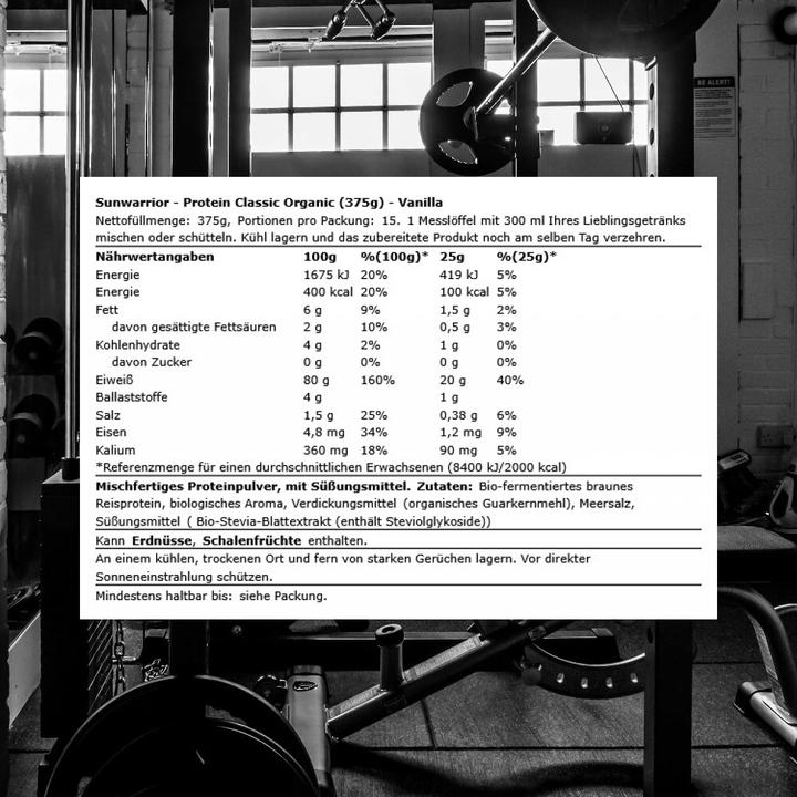 Produktbild Sunwarrior Protein Classic (375.38 g, 1x)