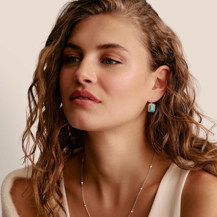 Immagine prodotto Thomas Sabo Ohrringe Oktagon Türkis Elyndra Silber (Argento 925)