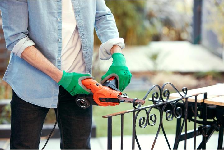 Actual product image Black & Decker Power file KA900E with Cyclonic Action dust extraction (Belt sanders, 350 W)