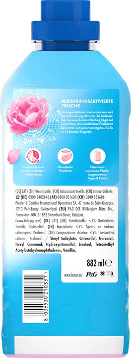 Actual product image Lenor Frühlingsgarten Flasche - 882ml Weichspüler 42 WL (42 Washing cycles)
