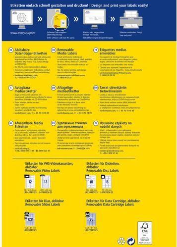 Produktbild Avery Etiketten für Disketten