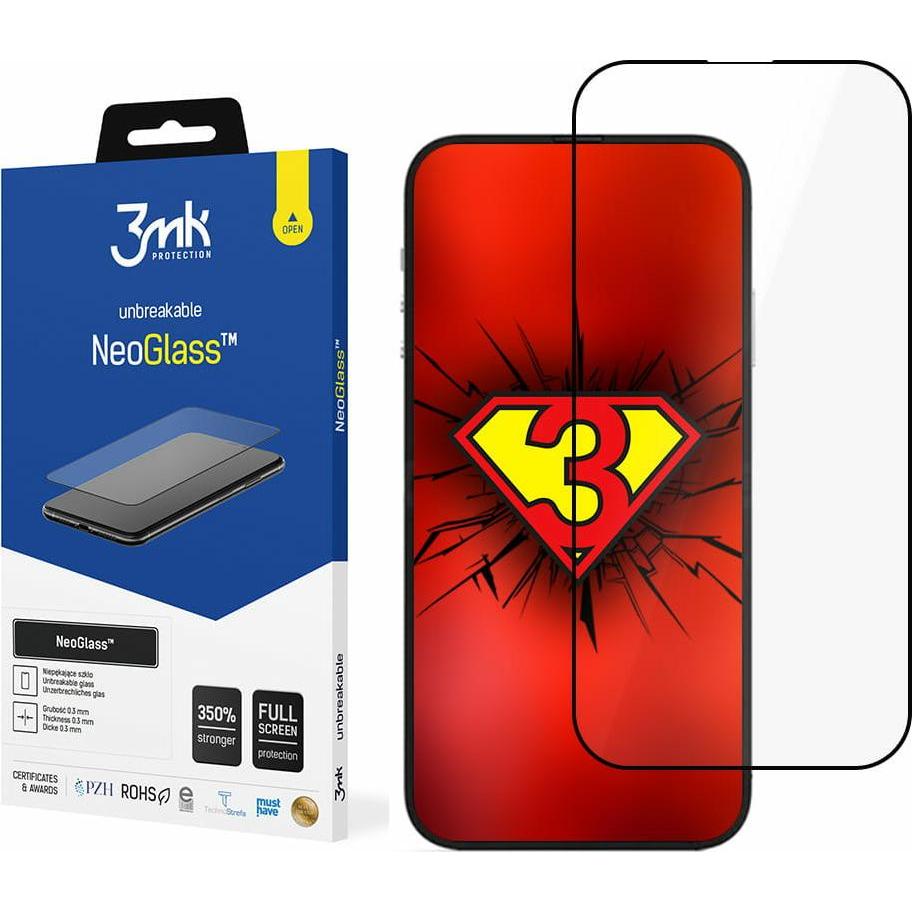 Thumbnail - 3MK Apple iPhone 14 Plus - NeoGlass? (1 Stück, Apple iPhone 14 Plus), Smartphone Schutzfolie, Schwarz