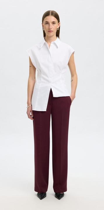Produktbild Selected Femme Slfrita Mw Wide Pant Mel Noos (44)