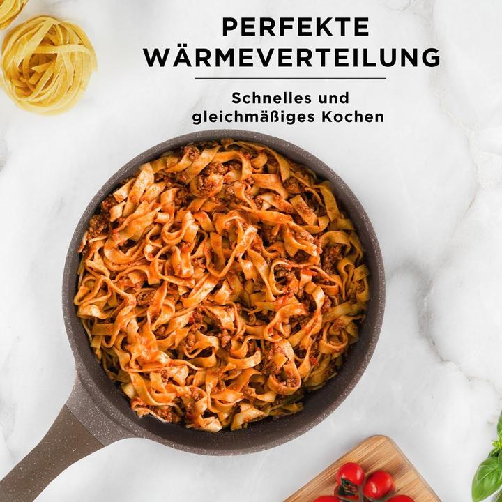 Immagine prodotto Kasanova Set pentole antiaderente senza grassi, per tutte le piastre, 12 pezzi (Set di pentole e padelle da cucina, Alluminio)