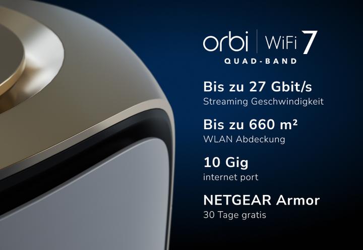 Actual product image Netgear Orbi 970 3-pack (RBE973S)