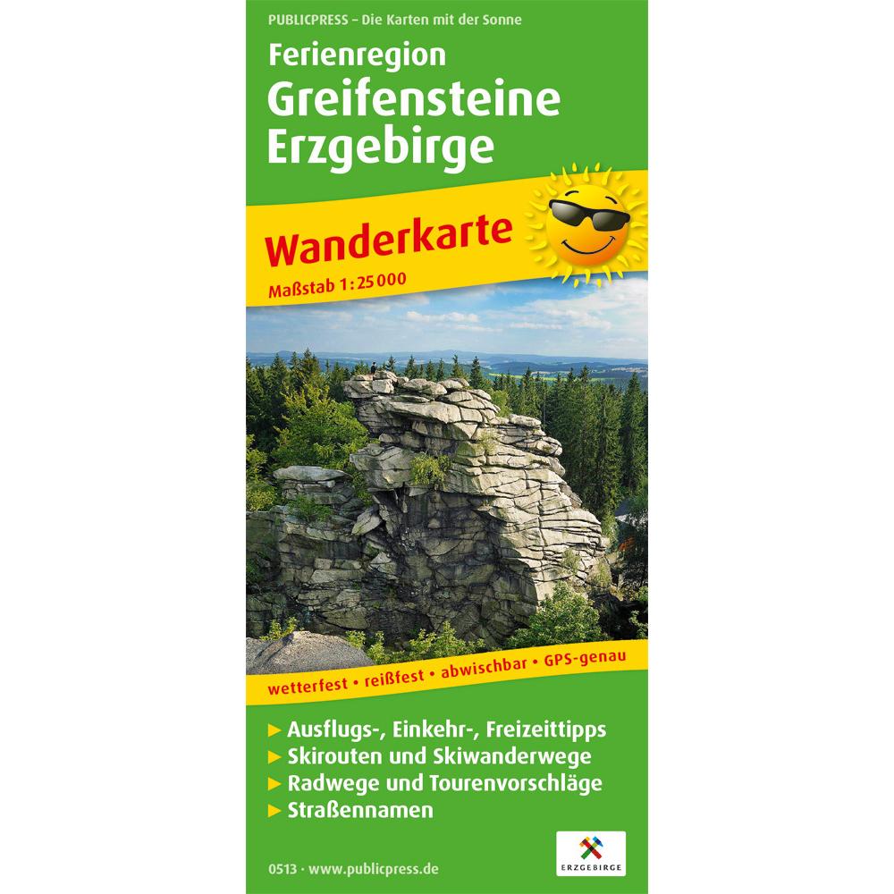 PublicPress Wanderk. Greifensteine,Erzg, Landkarte