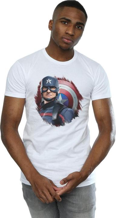 Image du produit - T-shirt THE FALCON AND THE WINTER SOLDIER CAPTAIN AMERICA STARE - Homme (XXL)
