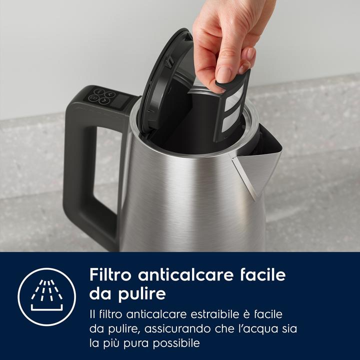 Actual product image Electrolux E5K1-6ST electric kettle Stainless steel (1.70 l)