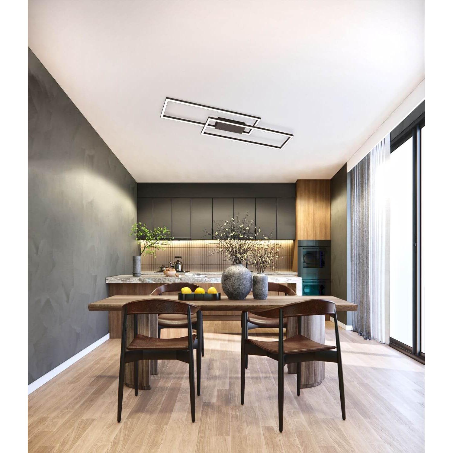 Thumbnail - Fischer & Honsel, Wandleuchte + Deckenleuchte, Honsel Seth LED Deckenleuchte 27,3W Tunable white steuerbar dimmbar sands...
