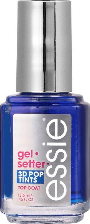 Produktbild Essie Gel-setter 3D Gel Effect Tinted Top Coat - 10 Birds Eye Blue 13.5ml (Birds Eye Blue, Top Coat)