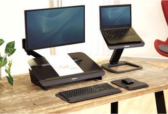 Produktbild Fellowes Dokumentenhalter Hana Schwarz (18 x 43 x 64 cm)