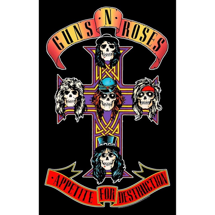 Produktbild Guns N Roses Poster Appetite For Destruction Stoff