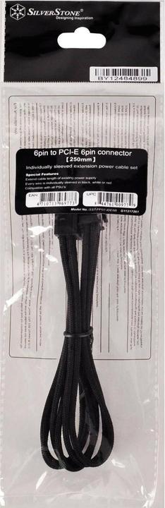 Image du produit Silverstone ATX Extension 6-6(PCI-E)Pin (25 cm, PCIe)