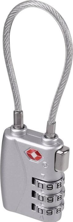 Immagine prodotto Sygonix SY-5044450 Lucchetto a cavo 33 mm TSA Silver Lucchetto a combinazione